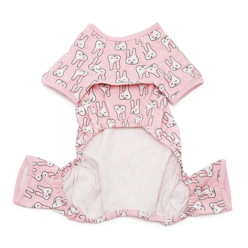 Pink Bunny Dog Pajamas, Pet Clothes, Furbabeez, [tag]