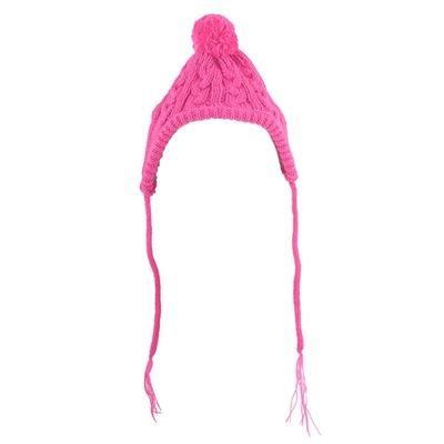 Pink Toboggan Wool Beanie Dog Hat Pet Accessories Worthy Dog 