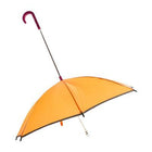 Pour-Protection Umbrella With Reflective Lining And Leash Holder Pet Clothes Puppia Orange 