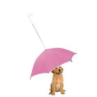 Pour-Protection Umbrella With Reflective Lining And Leash Holder Pet Clothes Puppia Pink 