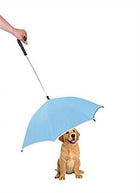 Pour-Protection Umbrella With Reflective Lining And Leash Holder Pet Clothes Puppia Turquoise 