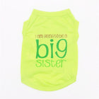 Pregnancy Announcement Dog Tank, Pet Clothes, Furbabeez, [tag]