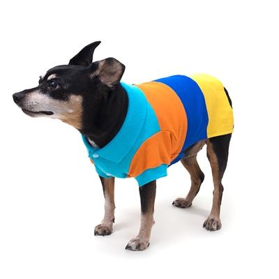 Primary Colorblock Polo Dog Shirt Pet Clothes Worthy Dog 