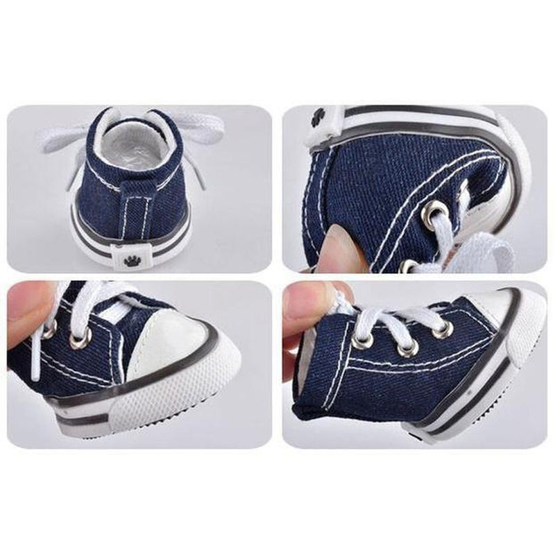 Converse Dog Shoes - Blue Denim, Pet Clothes, Furbabeez, [tag]