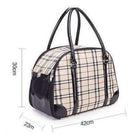 Burberry Look Pet Carry Tote Shoulder Bag, Pet Accessories, Furbabeez, [tag]