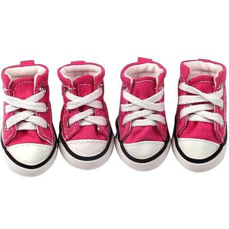 Converse Dog Shoes - Pink Denim, Pet Clothes, Furbabeez, [tag]