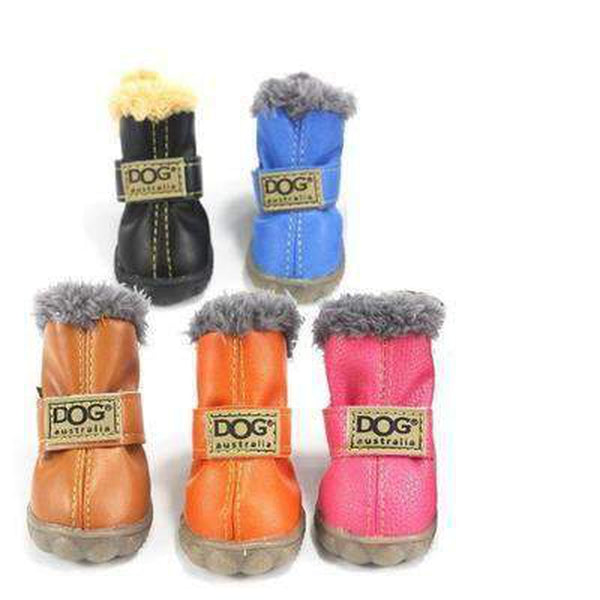 Waterproof Dog Ugg Boots - Brown, Black, Pink, Blue, Pet Clothes, Furbabeez, [tag]