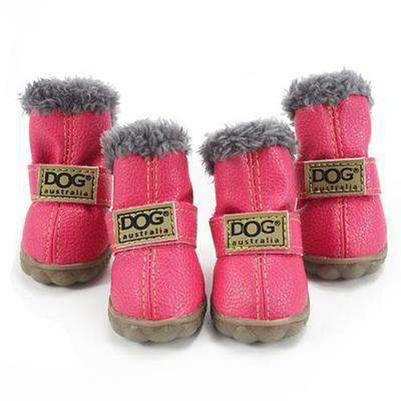 Waterproof Dog Ugg Boots - Brown, Black, Pink, Blue, Pet Clothes, Furbabeez, [tag]