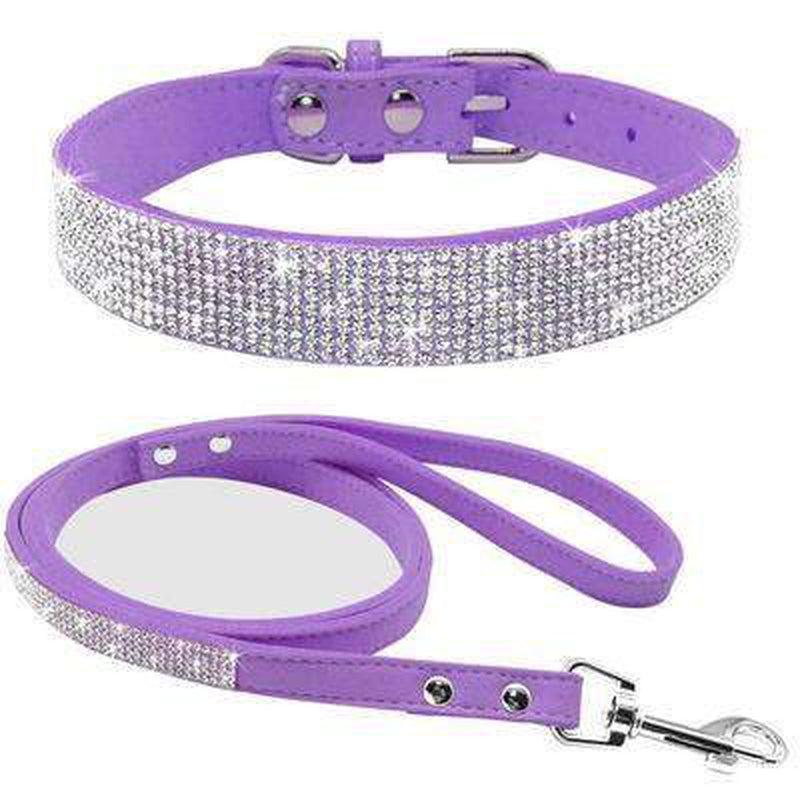 Bling Dog Collar Leash Set, Collars and Leads, Furbabeez, [tag]