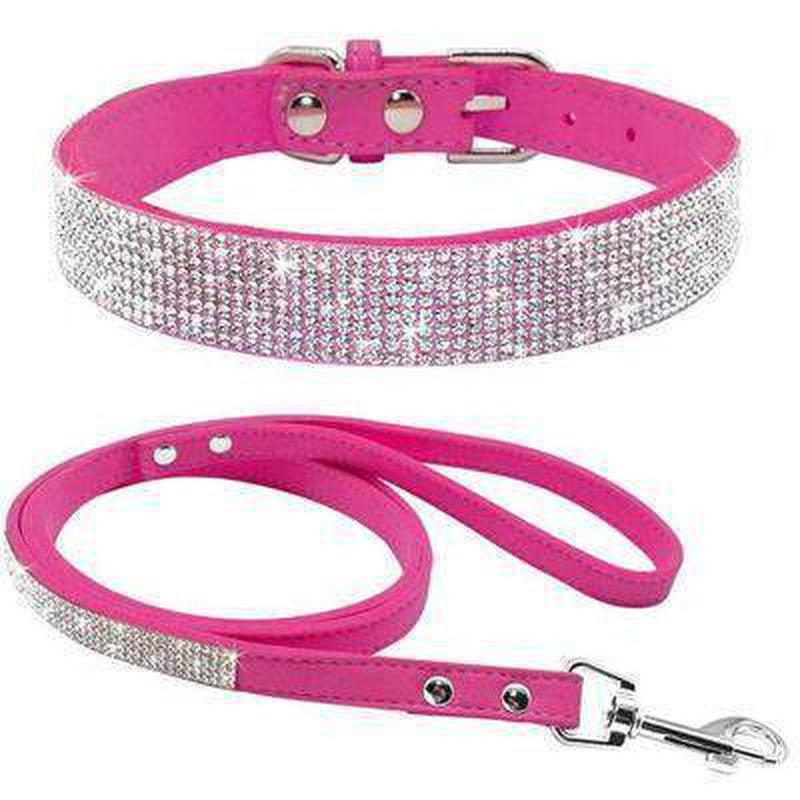 Bling Dog Collar Leash Set, Collars and Leads, Furbabeez, [tag]