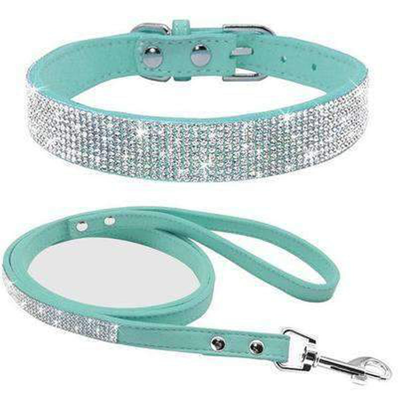 Bling Dog Collar Leash Set, Collars and Leads, Furbabeez, [tag]