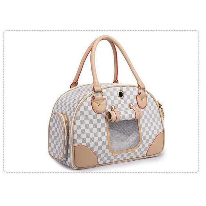 Chewy Vuitton Look Dog Carry Bag, Pet Accessories, Furbabeez, [tag]