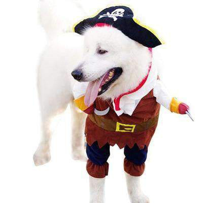 Walking Pirate Halloween Dog Costume, Pet Clothes, Furbabeez, [tag]