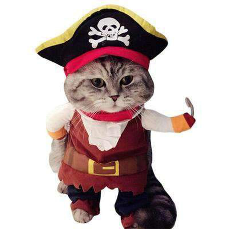 Walking Pirate Halloween Dog Costume, Pet Clothes, Furbabeez, [tag]