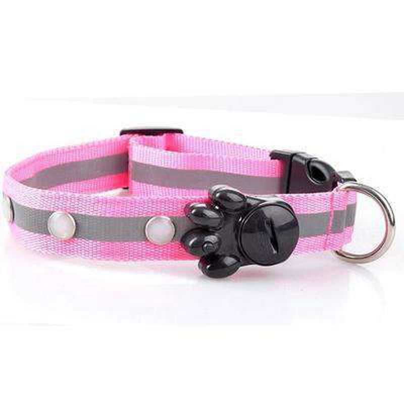 Flashing Gem Light LED Pet Dog Collar, Collars and Leads, Furbabeez, [tag]