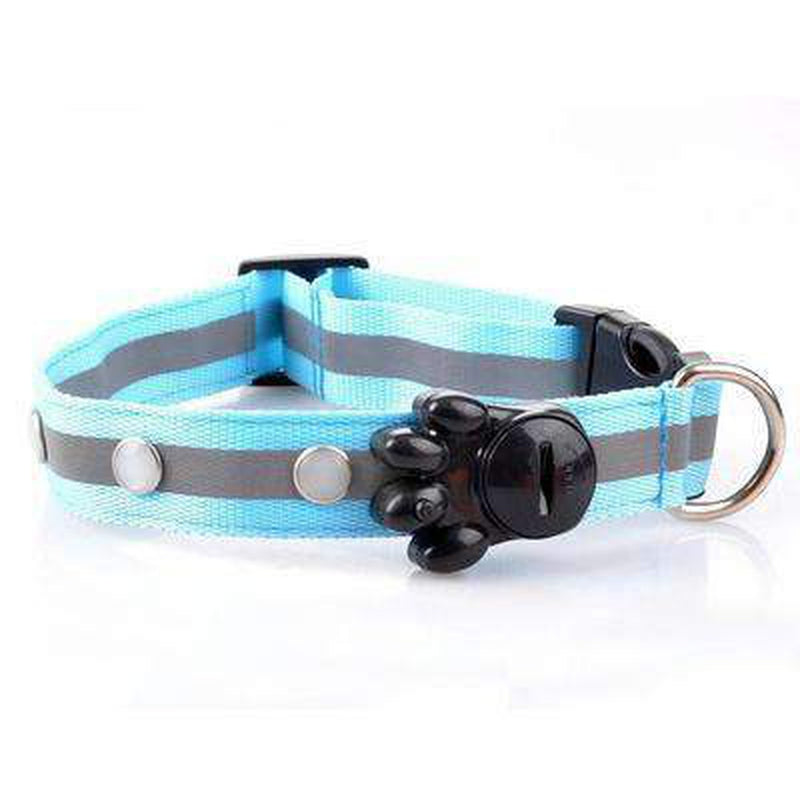 Flashing Gem Light LED Pet Dog Collar, Collars and Leads, Furbabeez, [tag]