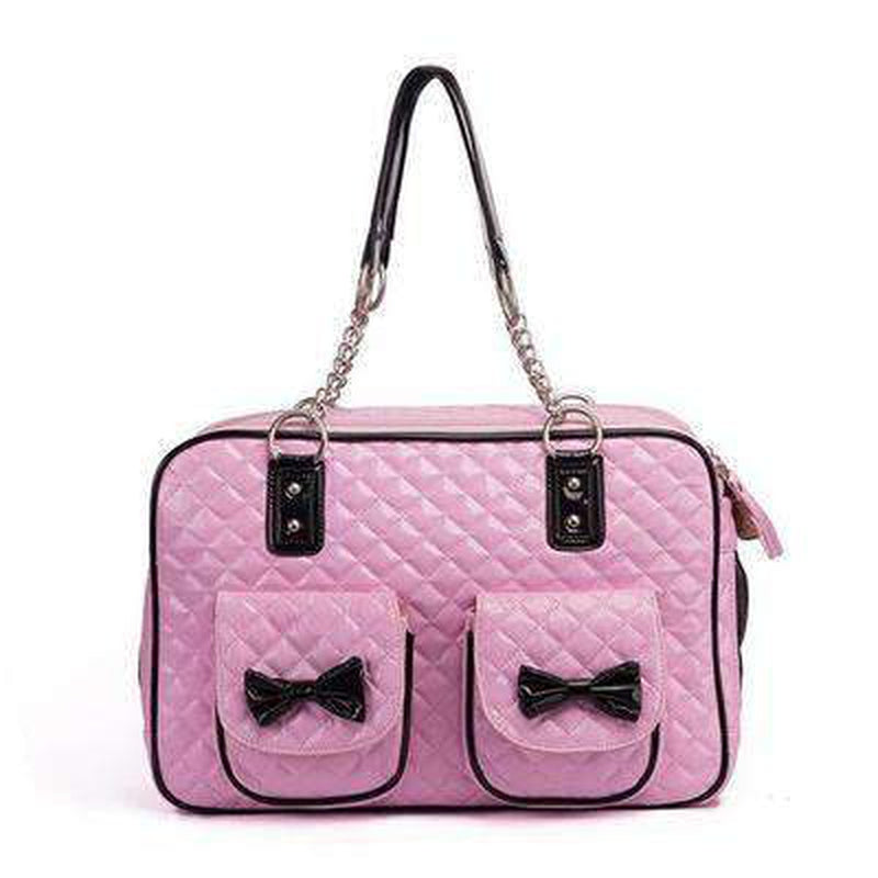 Quilted Bow Fashion Dog Carrier, Pet Accessories, Furbabeez, [tag]