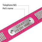 Rhinestone Engraved Dog Collar, Collars and Leads, Furbabeez, [tag]