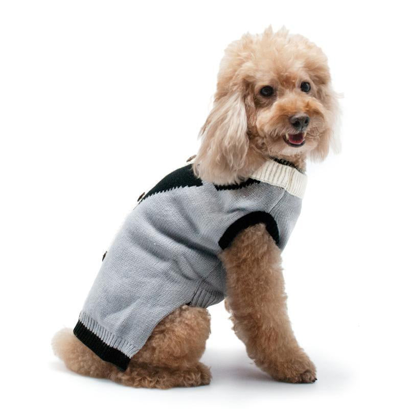 Professor Cardigan Dog Sweater, Pet Clothes, Furbabeez, [tag]