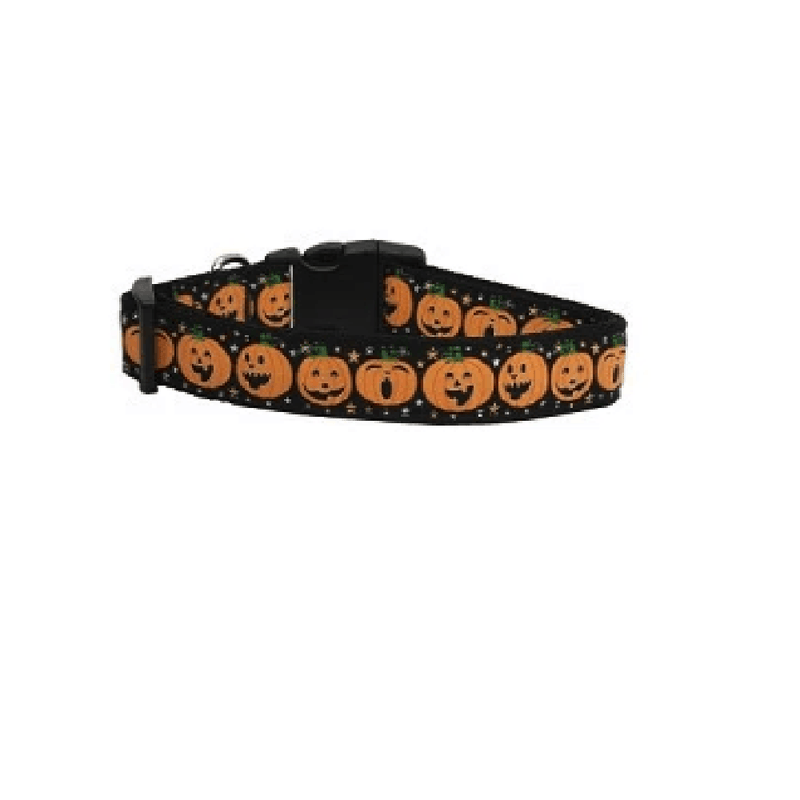 Pumpkins Nylon Ribbon Dog Collar & Leash, Collars and Leads, Furbabeez, [tag]