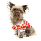 PuppyPAWer Stripe Dog Polo by Dogo - Red, Pet Clothes, Furbabeez, [tag]
