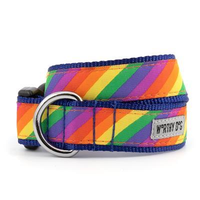 Rainbow Collar & Lead Collection Collars and Leads Worthy Dog XS Dog Collar 