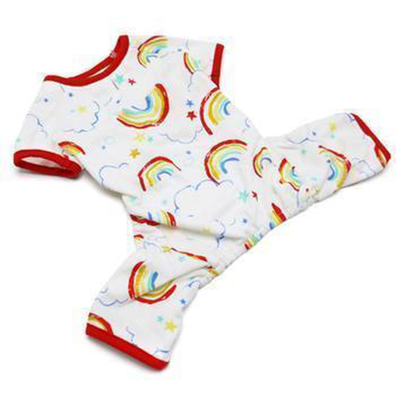 Rainbow Dog Pajamas by Dogo - Red, Pet Bed, Furbabeez, [tag]