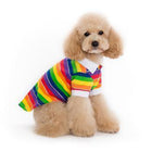 Rainbow Polo Dog Shirt, Pet Clothes, Furbabeez, [tag]