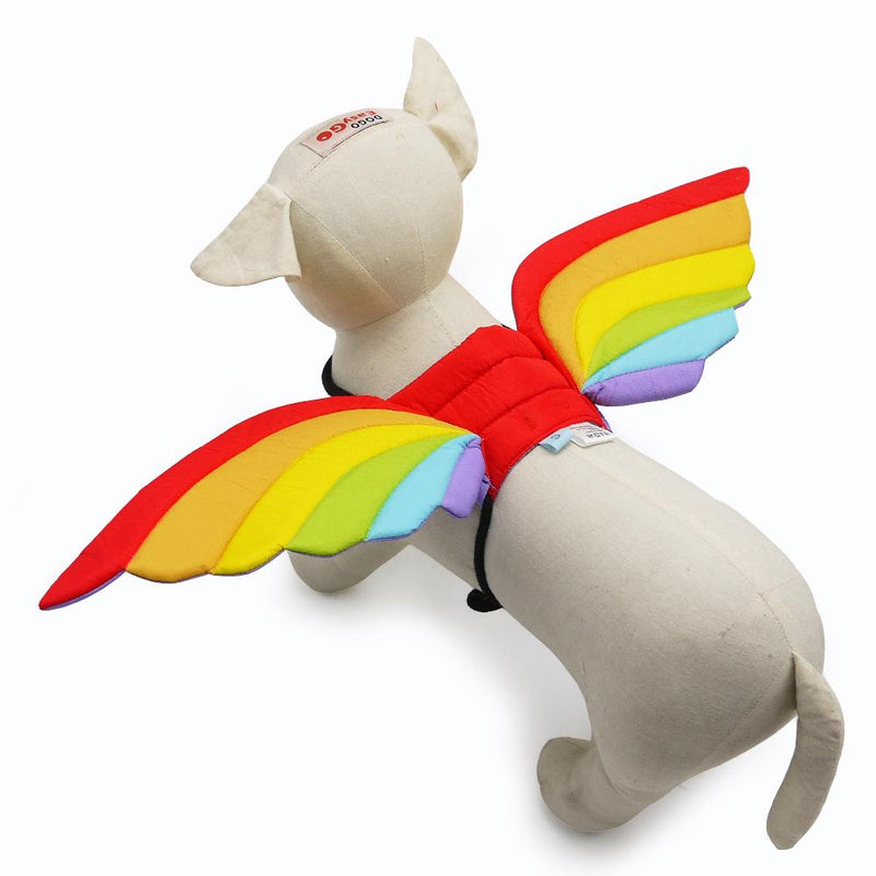 Rainbow Wings Dog Costume Pet Clothes DOGO 