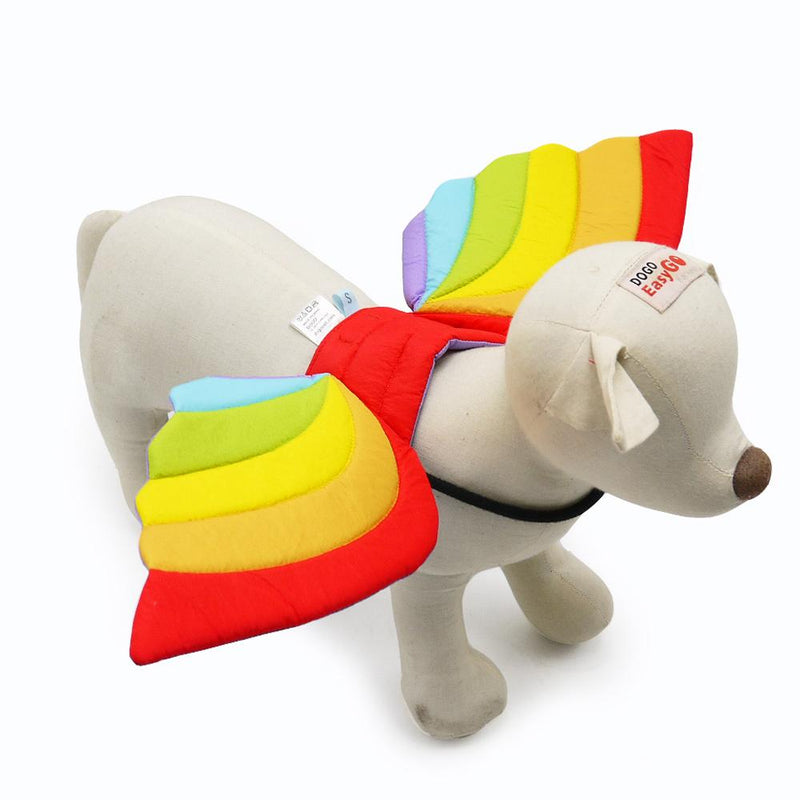 Rainbow Wings Dog Costume Pet Clothes DOGO 