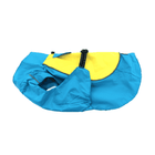 Dog Raincoat Body Wrap by Doggie Design - Blue and Yellow, Pet Clothes, Furbabeez, [tag]