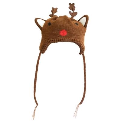 Reindeer Wool Beanie Dog Hat Pet Accessories Worthy Dog 