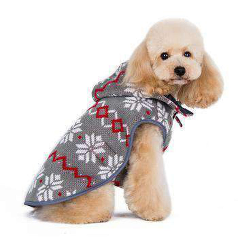 Reversible Dog Sweater Trench Coat, Pet Clothes, Furbabeez, [tag]