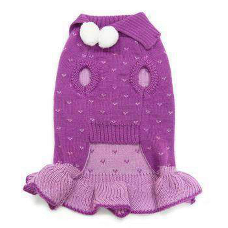 Rhinestone Snowflake Dog Sweater Dress, Pet Clothes, Furbabeez, [tag]