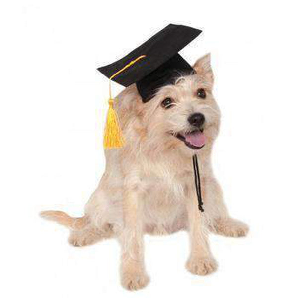 Rubies Graduation Dog Hat - Black, Pet Accessories, Furbabeez, [tag]