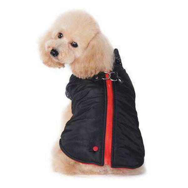 Runner Dog Coat - Black, Pet Clothes, Furbabeez, [tag]