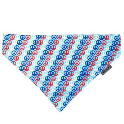 RWB Peace Bandana Pet Accessories Worthy Dog 