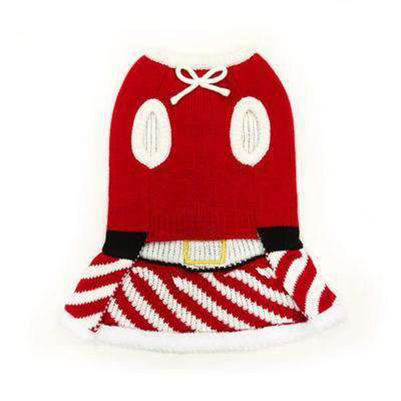 Santa Girl Sweater Dress, Pet Clothes, Furbabeez, [tag]