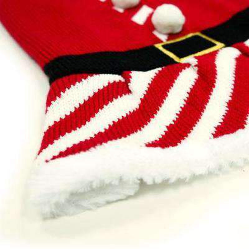Santa Girl Sweater Dress, Pet Clothes, Furbabeez, [tag]