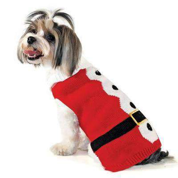 Santa Dog Sweater, Pet Clothes, Furbabeez, [tag]