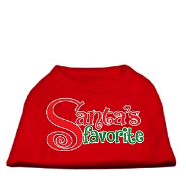 Santa's Favourite Dog T-Shirt, Pet Clothes, Furbabeez, [tag]