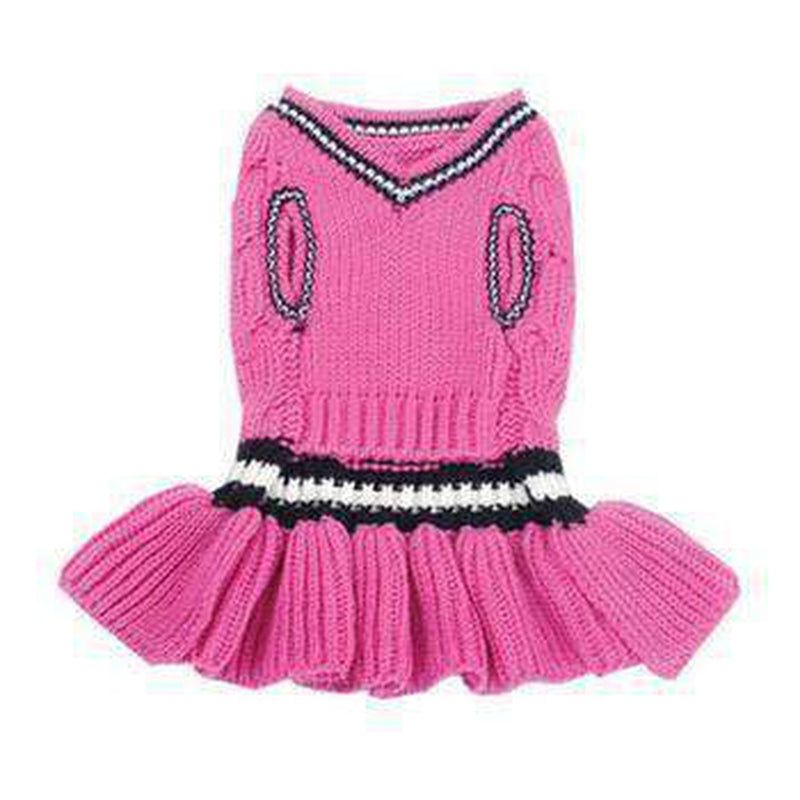 School Girl Dog Sweater Dress, Pet Clothes, Furbabeez, [tag]