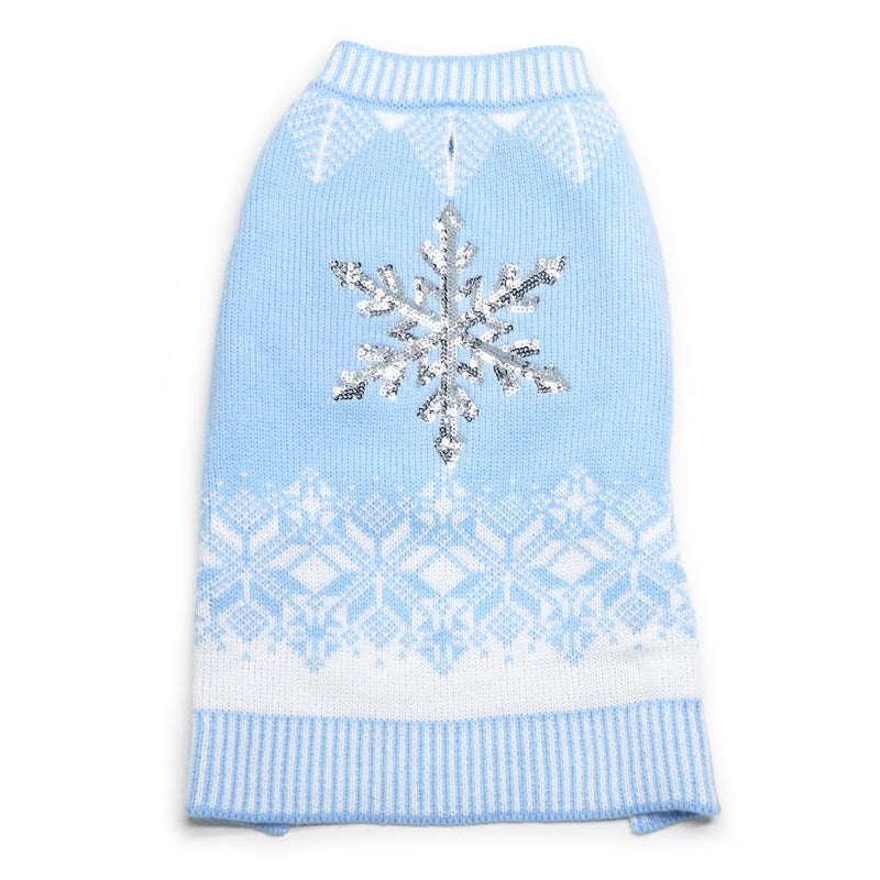 Shiny Snow Flake Dog Sweater, Pet Clothes, Furbabeez, [tag]