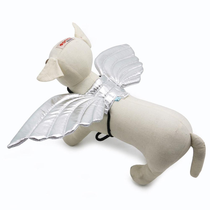 Silvery Angel Wings Dog Costume Pet Clothes DOGO 