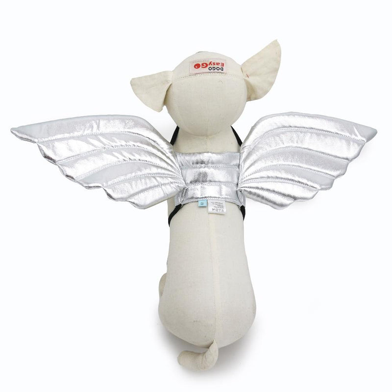 Silvery Angel Wings Dog Costume Pet Clothes DOGO 