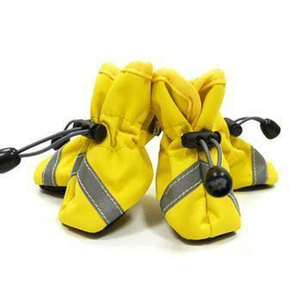 Slip-On Paws Dog Booties by Dogo - Yellow, Pet Clothes, Furbabeez, [tag]