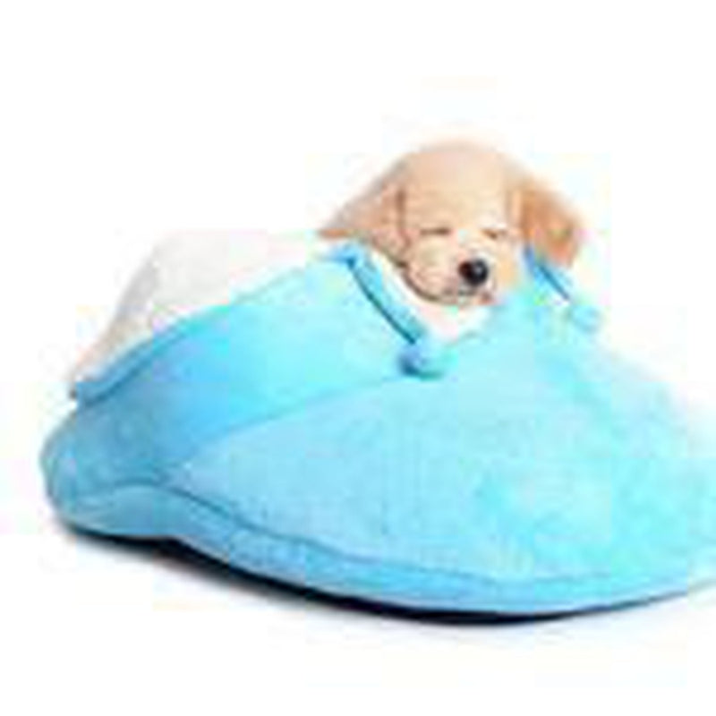 Slipper Dog Bed By Dogo - Blue, Pet Bed, Furbabeez, [tag]