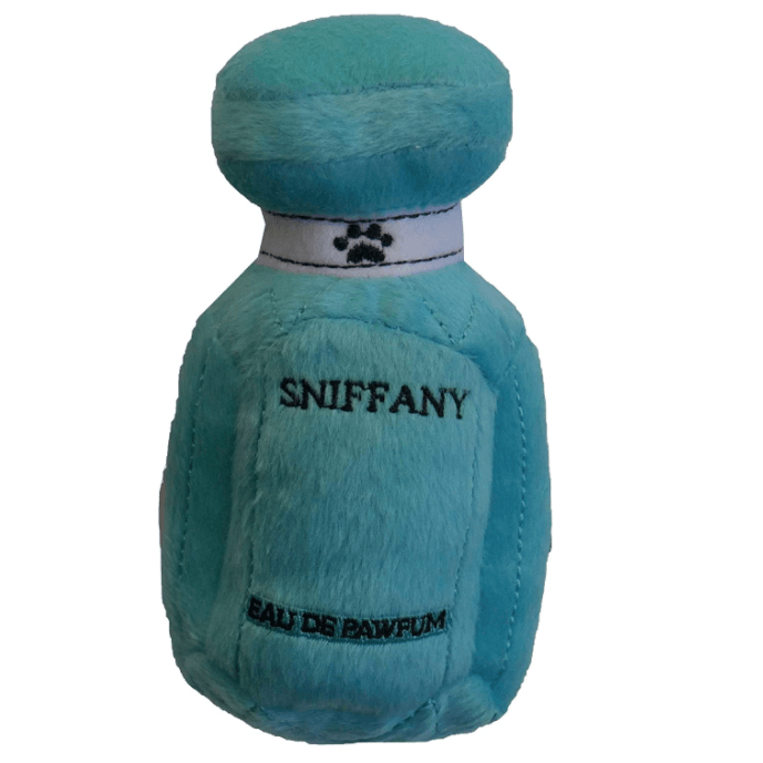 Sniffany Perfume Bottle Plush Dog Toy Pet Toys Dog Diggin Designs 