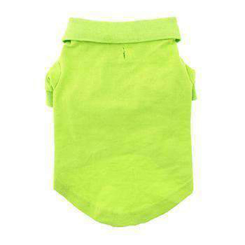 Solid Dog Polo - Green Flash, Pet Clothes, Furbabeez, [tag]
