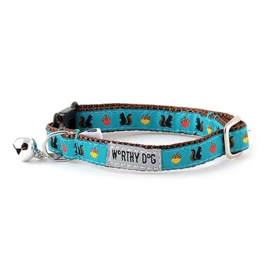 Squirrelly Cat Collar Collars and Leads Worthy Dog 